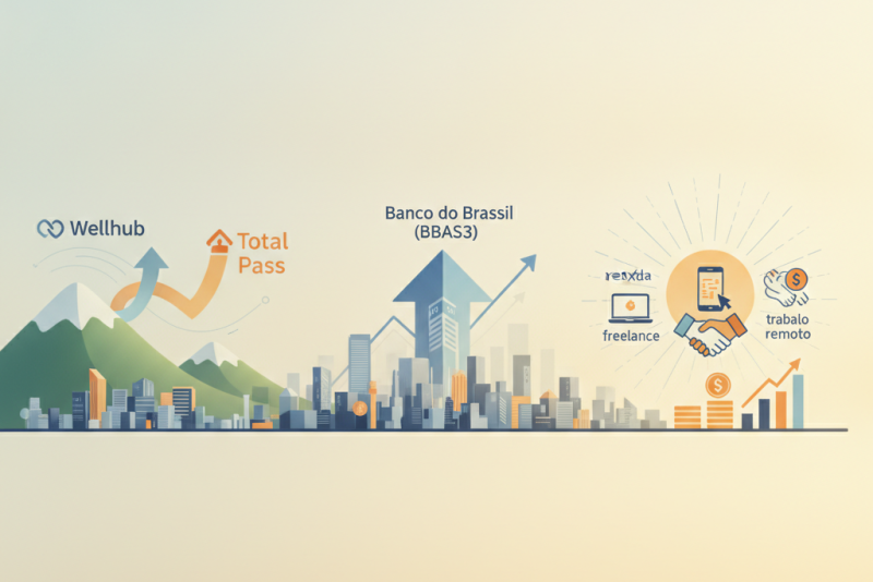 Panorama financeiro semanal: o impacto de Wellhub e Total Pass, a oportunidade no Banco do Brasil (BBAS3) e investimento