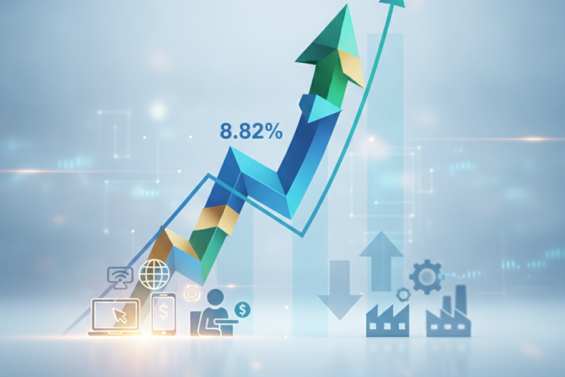Ibovespa atinge recorde pós-eleições com avanço de 8,82% na semana; análise dos setores em alta e baixa